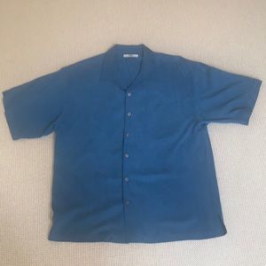 Tommy Bahama Mens silk short sleeve shirt